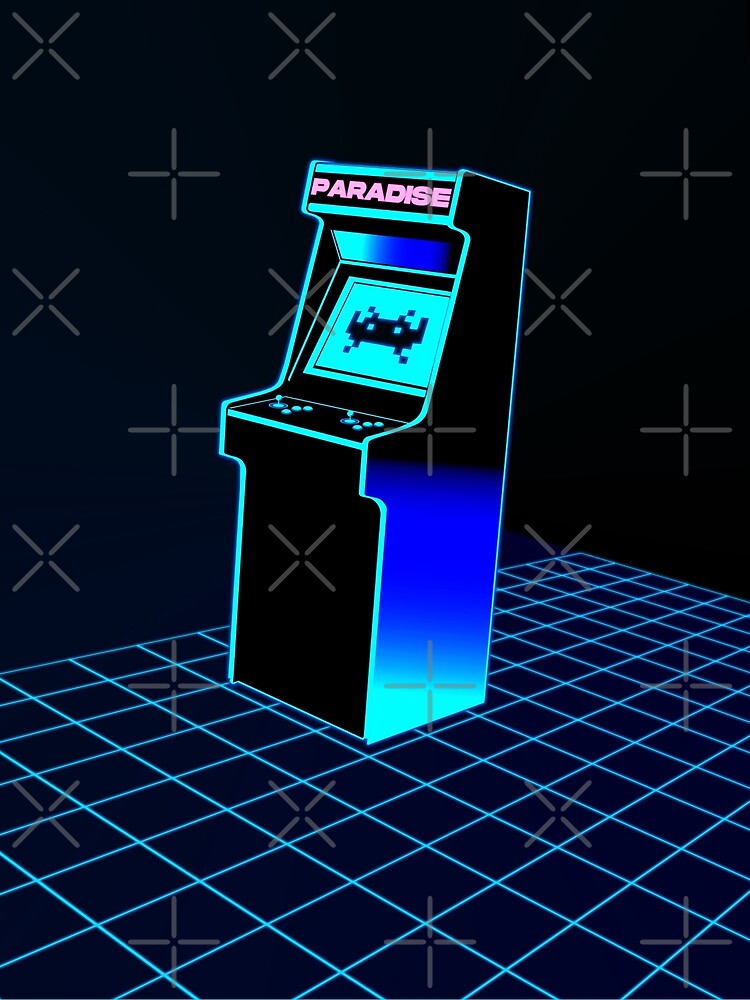 Thumbnail 3 of 3, Poster, Arcade Video Game 80s poster designed and sold by djspacegr.