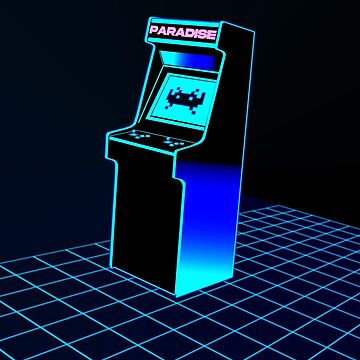 Artwork thumbnail, Arcade Video Game 80s poster by Retroperks