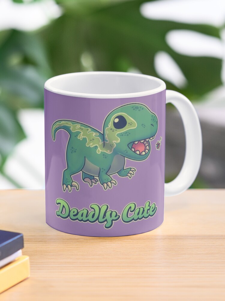 Deadly Cute Raptor // Kawaii Dinosaur, Paleontology, Animals