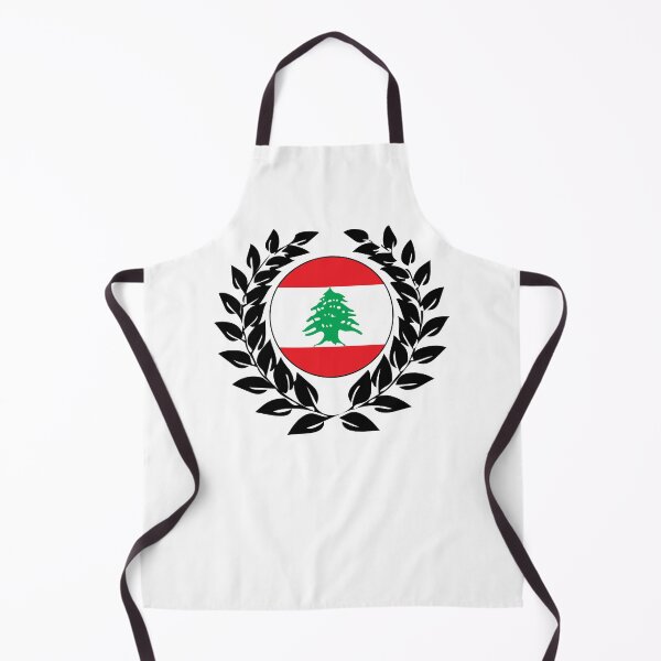 Aperçu de l'œuvre Liban drapeau libanais drapeau couronne de laurier créée et vendue par GeogDesigns.