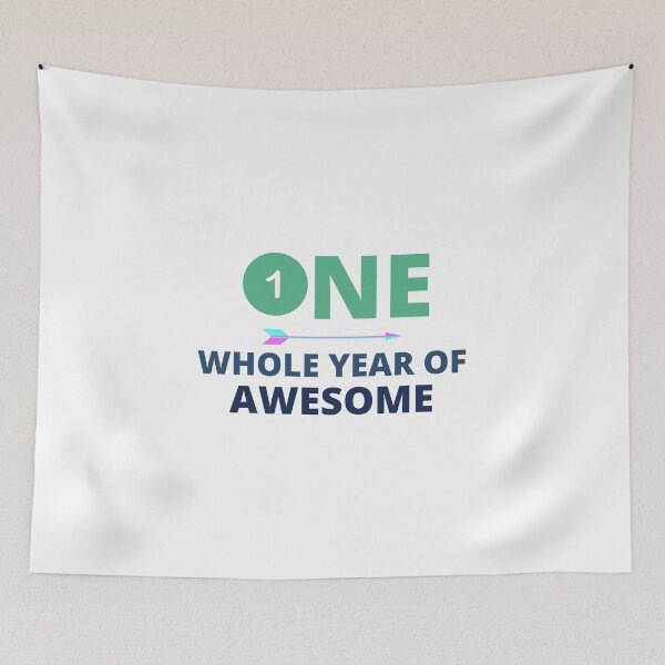 Item preview, one whole year of awesome,baby boys 1st birthday shirt,one whole year of awesome shirt,unisex birthday shirt,one shirt,1st birthday party designed and sold by BousboulaStorie.