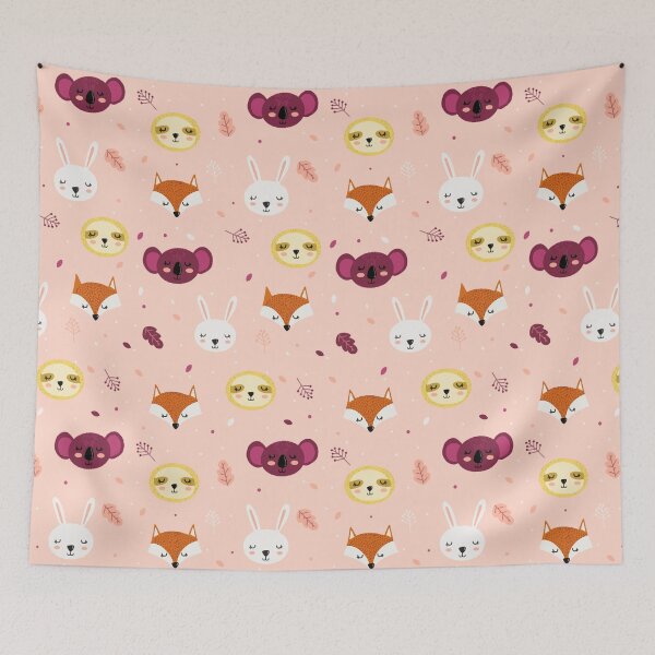 Item preview, Cute Animals Pattern II designed and sold by Lemon Pepper.