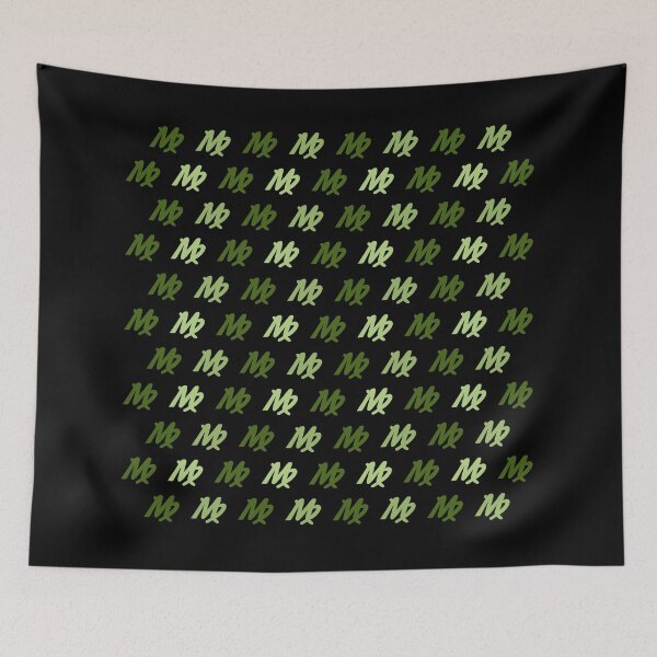 Item preview, Light green Virgo sign, astrology zodiac symbol black background designed and sold by Stéphane  Thirion.
