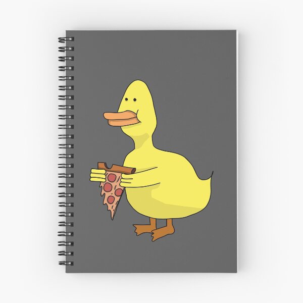 Item preview, Duck holding a slice of pizza designed and sold by JellaDelta.