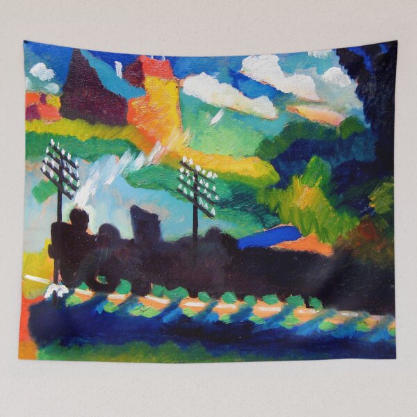 Item preview, Wassily Kandinsky - Railroad at Murnau designed and sold by DejaVuStudio.
