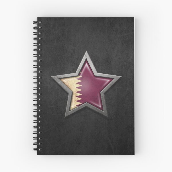 Item preview, Qatari Flag Inside of an Aged and Scratched Star designed and sold by JeffBartels.