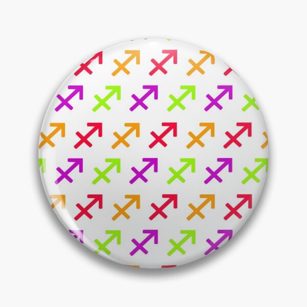 Item preview, Multicolored sagittarius sign, astrology zodiac symbol white background designed and sold by Stéphane Thirion.