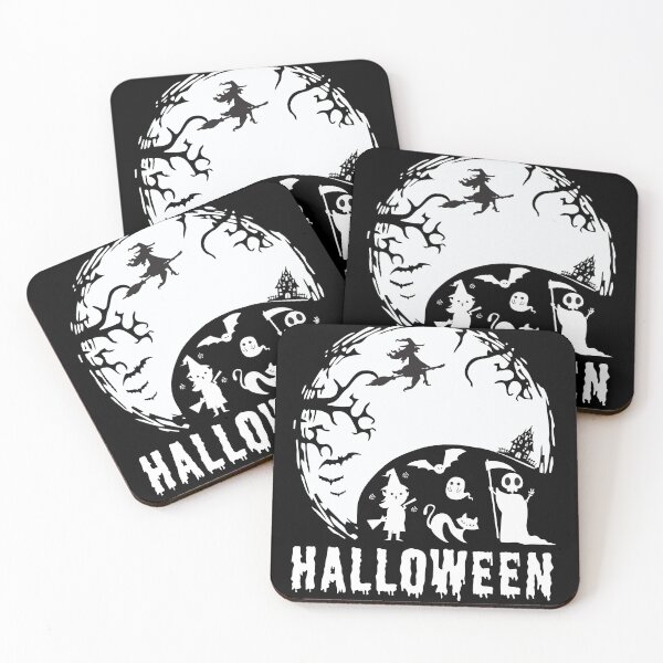 Item preview, Witchcraft scary house & bat halloween designed and sold by mdnrsakib.