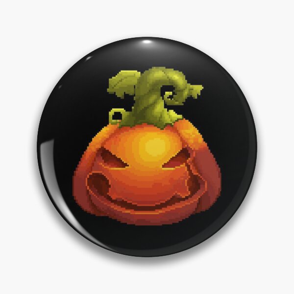 Item preview, Pixelated Scary Pumpkin designed and sold by HopeDetour.