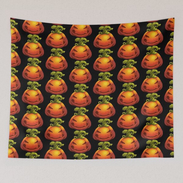 Item preview, Pixelated Scary Pumpkin designed and sold by HopeDetour.