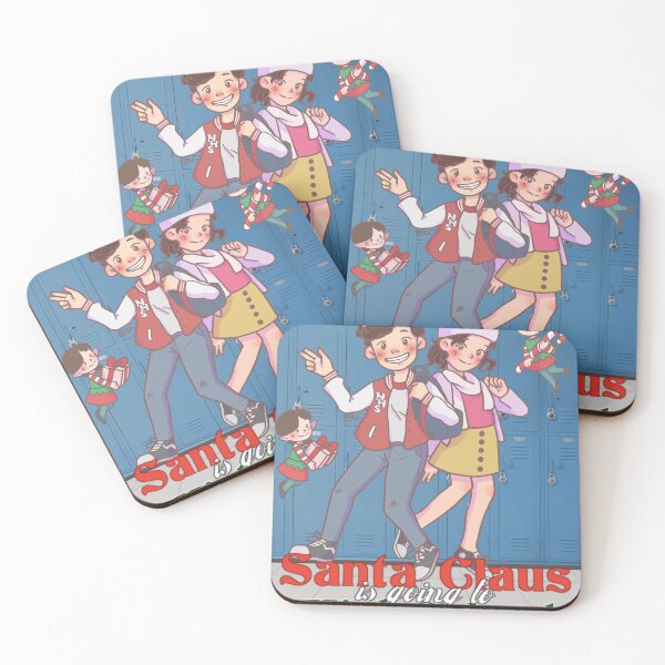 Item preview, "Santa Claus is Going to High School" poster STARKID designed and sold by meowlody.