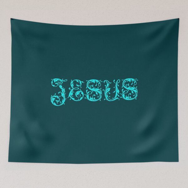 Item preview, Jesus in teal designed and sold by EverLife.