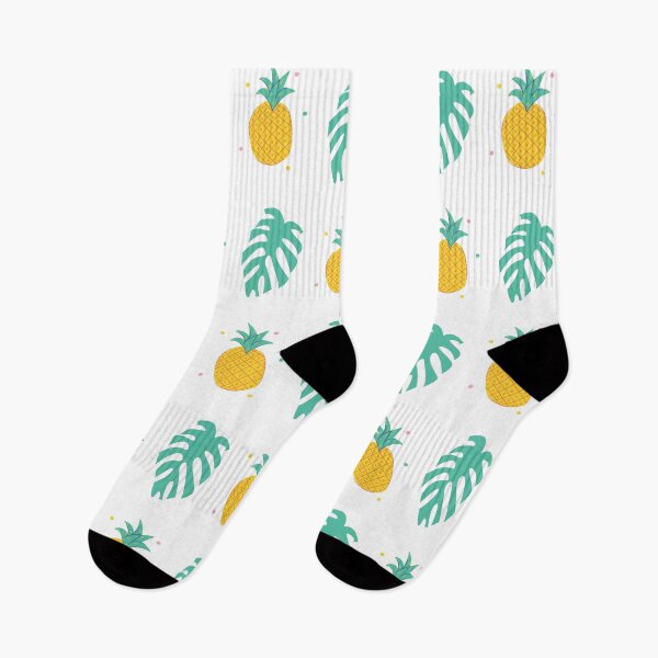 Item preview, Monstera and pineapple designed and sold by SpicyCherrys.