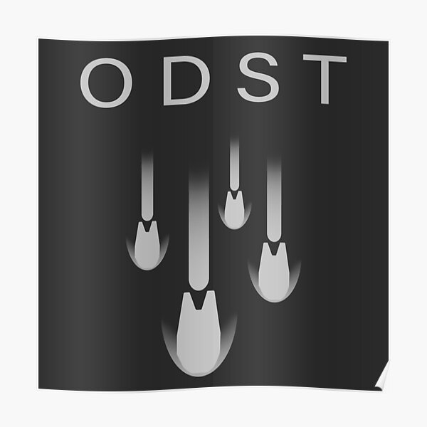 Feet First Into Hell Odst Drop Pod Edition Poster By Cfaulkner05