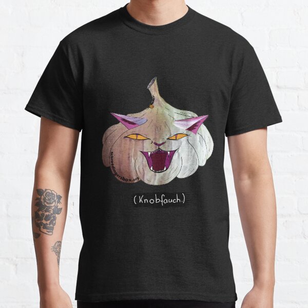 Knobfauch - 1/2 Katze, 1/2 Knoblauch Classic T-Shirt