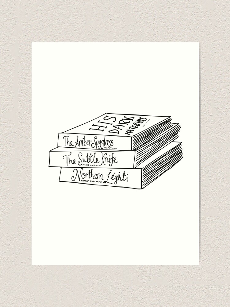 Classic Book Stack Art Print 