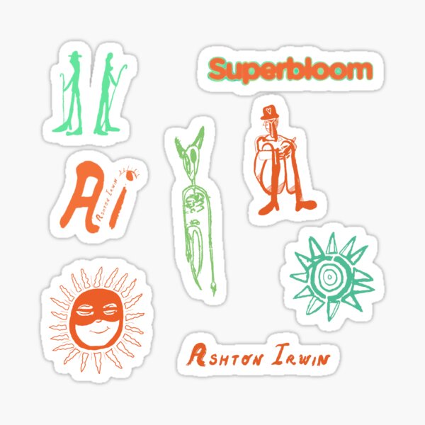 superbloom ashton irwin pack Sticker