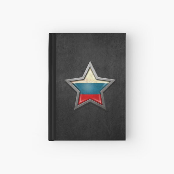 Russian Star Hardcover Journals Redbubble - roblox russian flag ww2