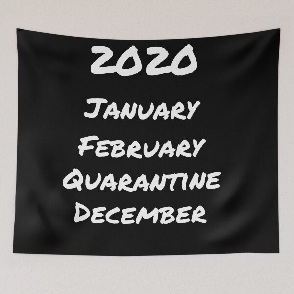 Item preview, January February Quarantine December 2020 designed and sold by AGDesignstore.
