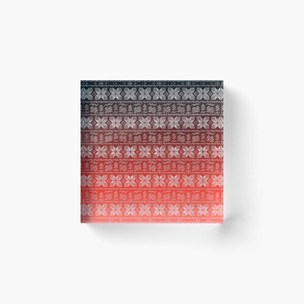 Item preview, Scandinavian Christmas pattern.Red and white. designed and sold by marinaklykva.
