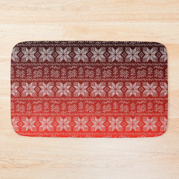 Item preview, Scandinavian Christmas pattern.Red and white. designed and sold by marinaklykva.