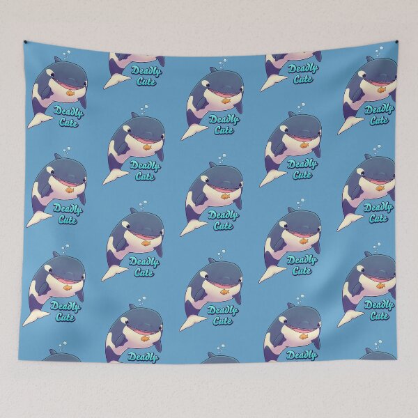 Item preview, Deadly Cute Orca // Kawaii Whale, Sea Life, Animals designed and sold by Geekydog.