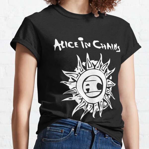Mujer Alice In Chains Logo Camiseta clásica