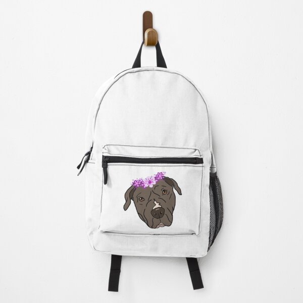 Item preview, Flowers and Pitbull designed and sold by Breten Bryden.
