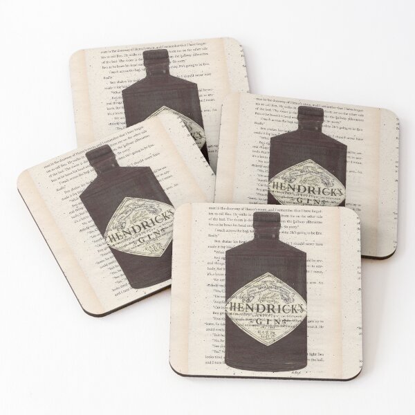 Item preview, Hendrick's Gin Print, Gin Print, Book Page Print, Drawing, Gin Art, Gin Illustration, Illustration, Botanical, Print, Wall Art  designed and sold by R Bex.