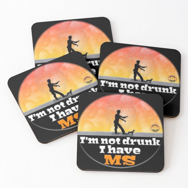 Item preview, Im not drunk I have MS, Multiple Sclerosis Awareness designed and sold by ShamblesShop.