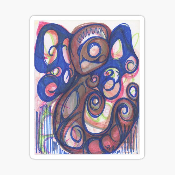Emerging into Blue 2018 Sticker