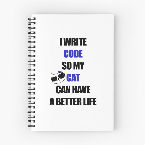 Item preview, Copy of I write code so my cat can have a better life designed and sold by yoshra.