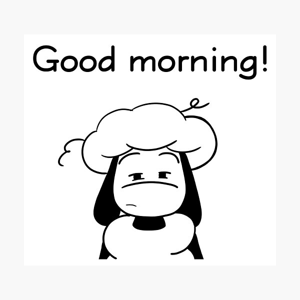 I wish you a good morning! Photographic Print