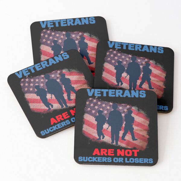 Item preview, VETERANS ARE NOT SUCKERS OR LOSERS designed and sold by YourEssentials.