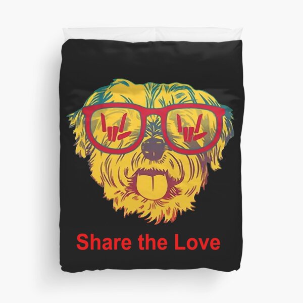 Youth Share the love Stephen Sharer Youtuber Dog Duvet Cover