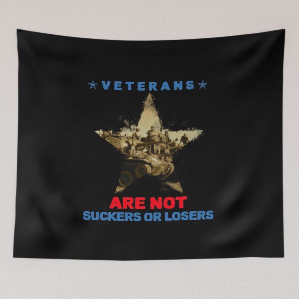 Item preview, VETERANS ARE NOT SUCKERS OR LOSERS designed and sold by YourEssentials.