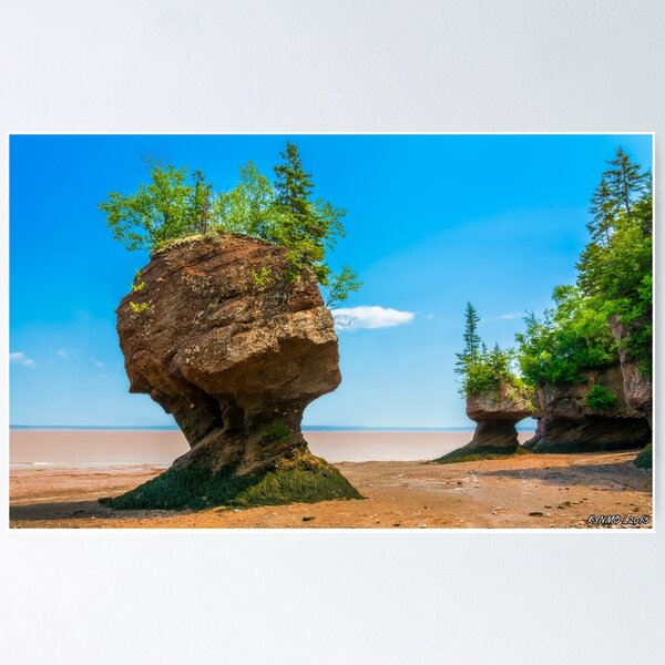 Hopewell Rocks, New Brunswick Canada Poster