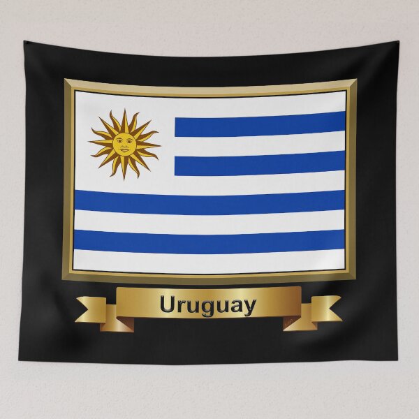 Item preview, Uruguay Flag Gifts, Masks, Stickers & Products (N) designed and sold by mpodger.