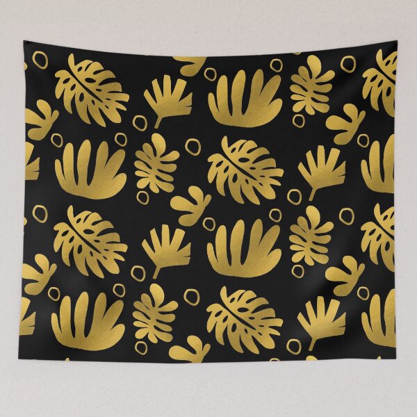 Item preview, Golden leaves pattern designed and sold by Yellow-Studio.