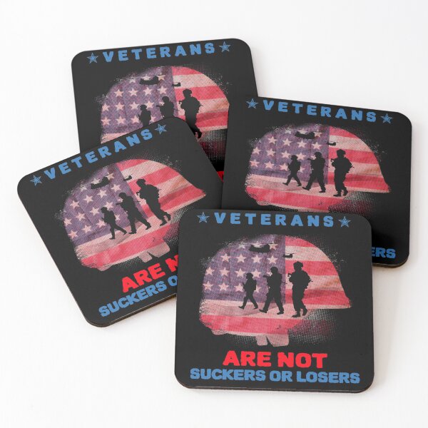 Item preview, VETERANS ARE NOT SUCKERS OR LOSERS designed and sold by YourEssentials.