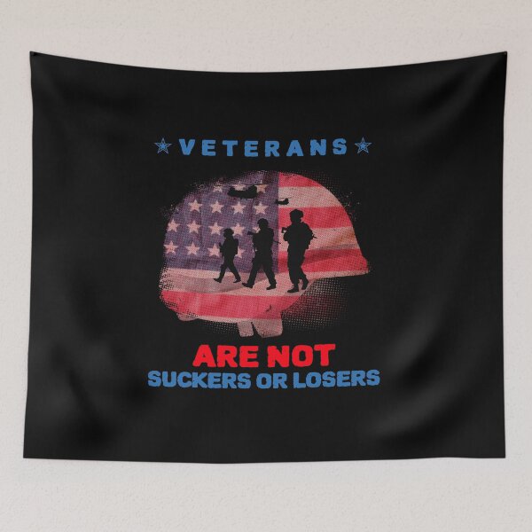 Item preview, VETERANS ARE NOT SUCKERS OR LOSERS designed and sold by YourEssentials.