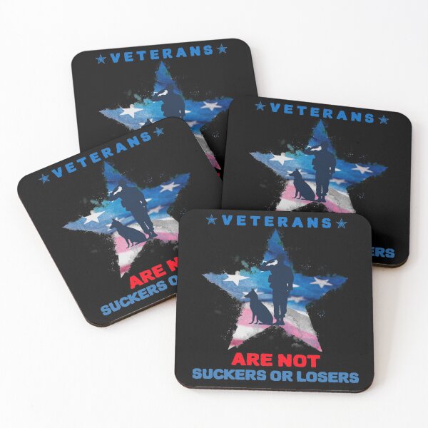 Item preview, VETERANS ARE NOT SUCKERS OR LOSERS designed and sold by YourEssentials.