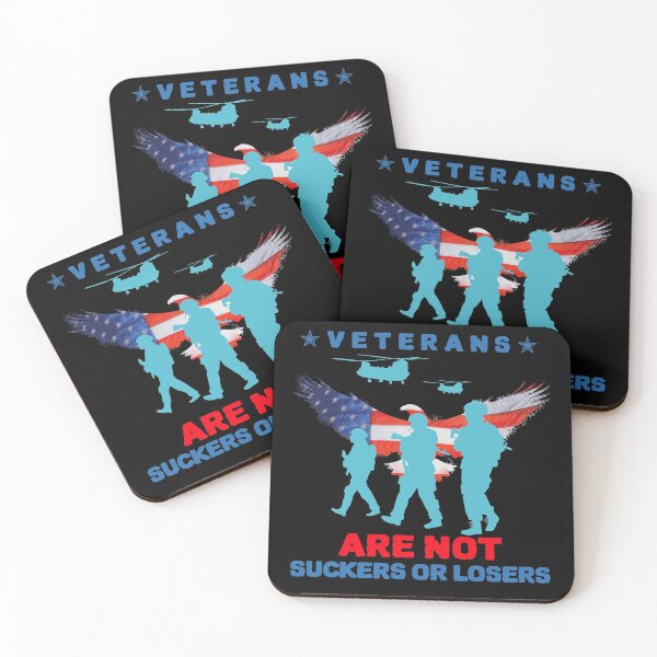 Item preview, VETERANS ARE NOT SUCKERS OR LOSERS designed and sold by YourEssentials.