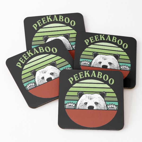 Item preview, Peekaboo polar bear designed and sold by SidTastic .