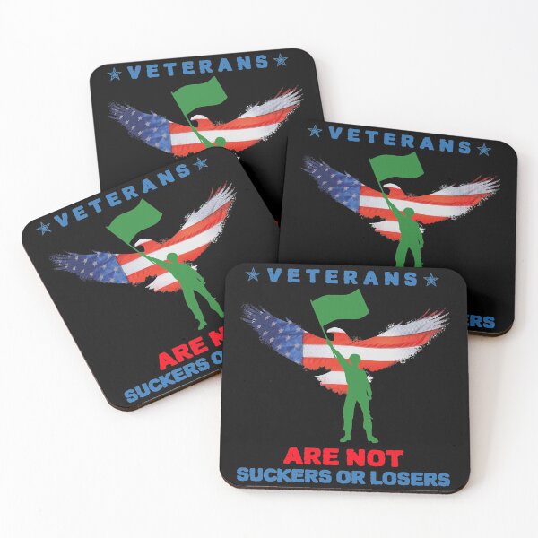 Item preview, VETERANS ARE NOT SUCKERS OR LOSERS designed and sold by YourEssentials.