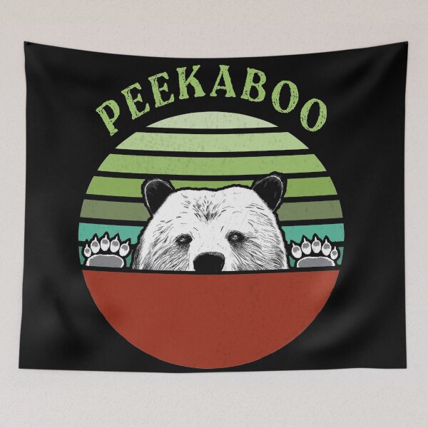 Item preview, Peekaboo polar bear designed and sold by SidTastic .