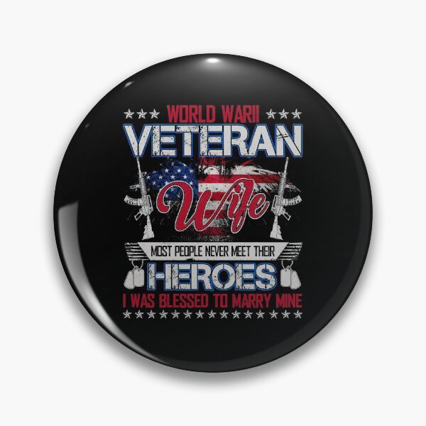 Item preview, World War II Veteran Wife - US Military Vet Family Gift designed and sold by TimoJohnson78.