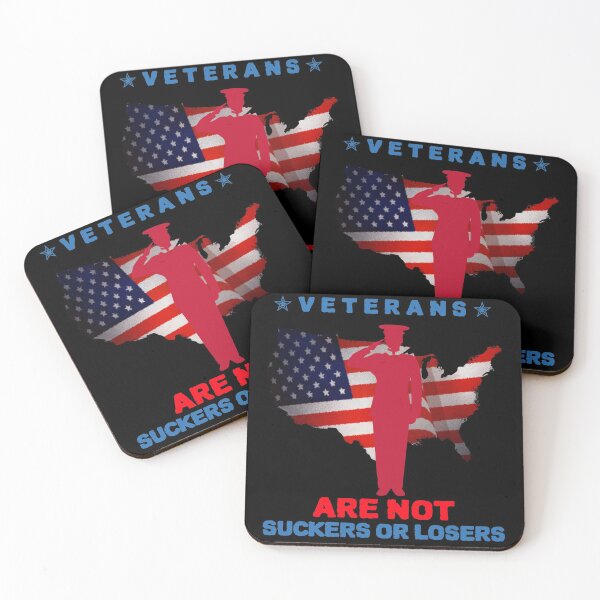 Item preview, VETERANS ARE NOT SUCKERS OR LOSERS designed and sold by YourEssentials.
