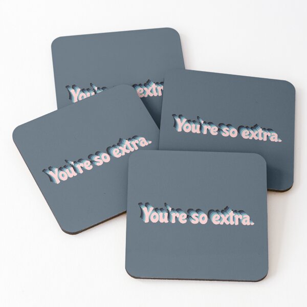 Item preview, You're So Extra - Fun, Retro Slogan. Pink Contrast. designed and sold by ontenno-designs.