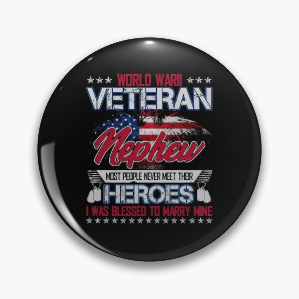 Item preview, World War II Veteran Nephew - US Military Vet Family Gift designed and sold by TimoJohnson78.